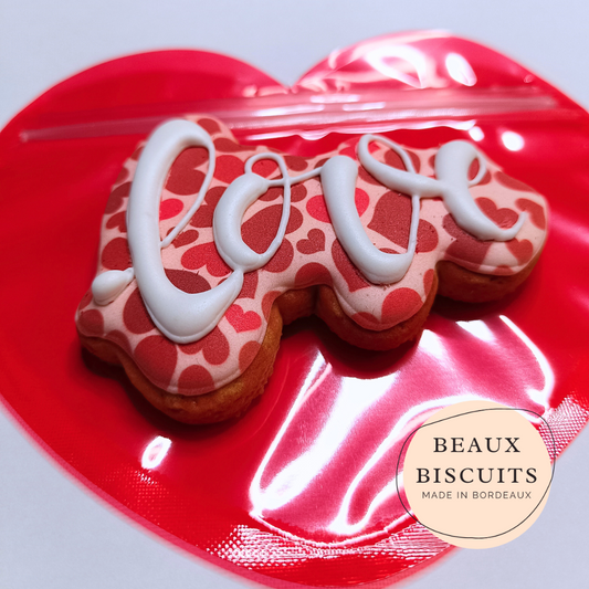 Biscuit Love et son emballage coeur